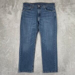 Levis 559 Relaxed Straight Jeans Mens 36x30 Blue Medium Wash Denim Workwear